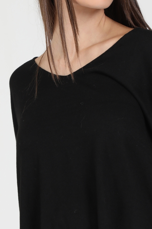 GRACE AND MILA-Γυναικεία πλεκτή μπλούζα GRACE AND MILA DAKOTA μαύρη